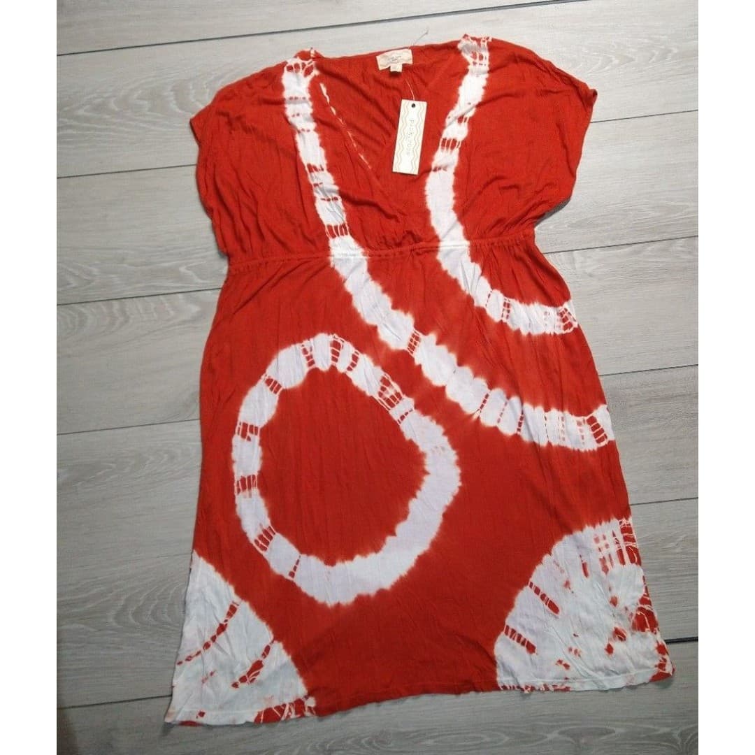 Pink Rose Woman's 1X Midi Dress - NWT - Image 1