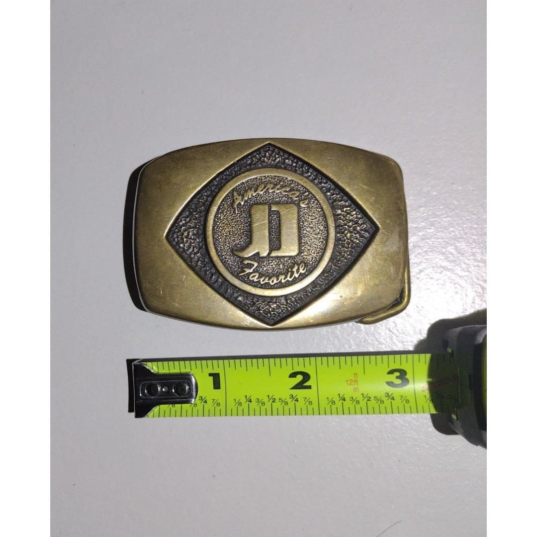 Jimmy Dean - 1981 - BTS Brassworks - Solid Brass Belt Buckle - Thumbnail 2