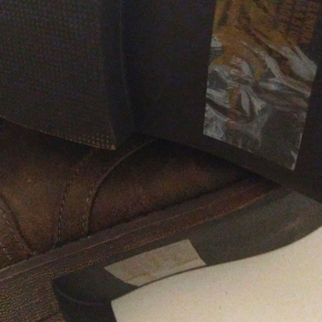 (new)JustFAB 6.5 Fold Over snap shaft Booties - lace-up closure-(defect) - Thumbnail 4