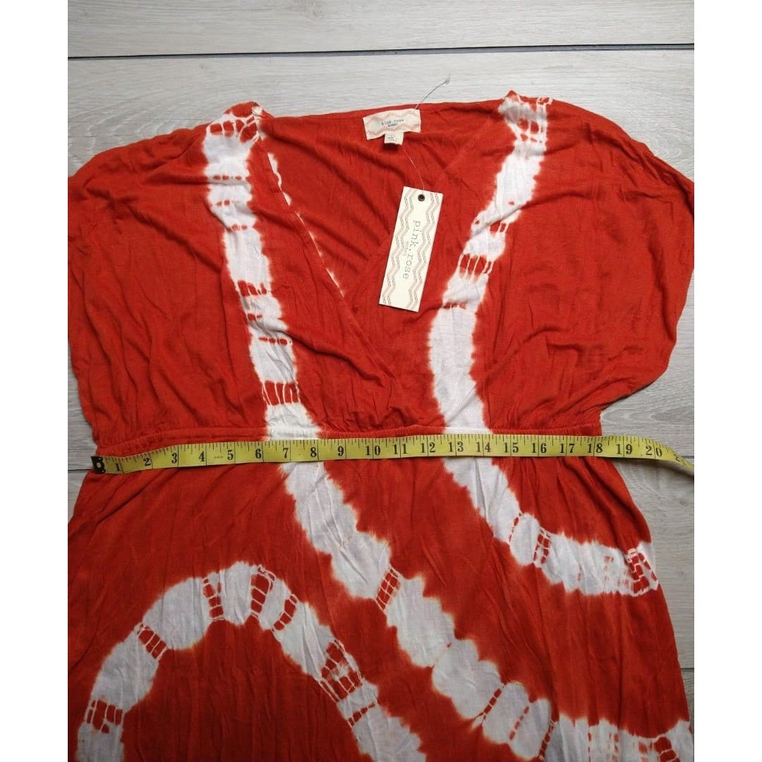 Pink Rose Woman's 1X Midi Dress - NWT - Thumbnail 2