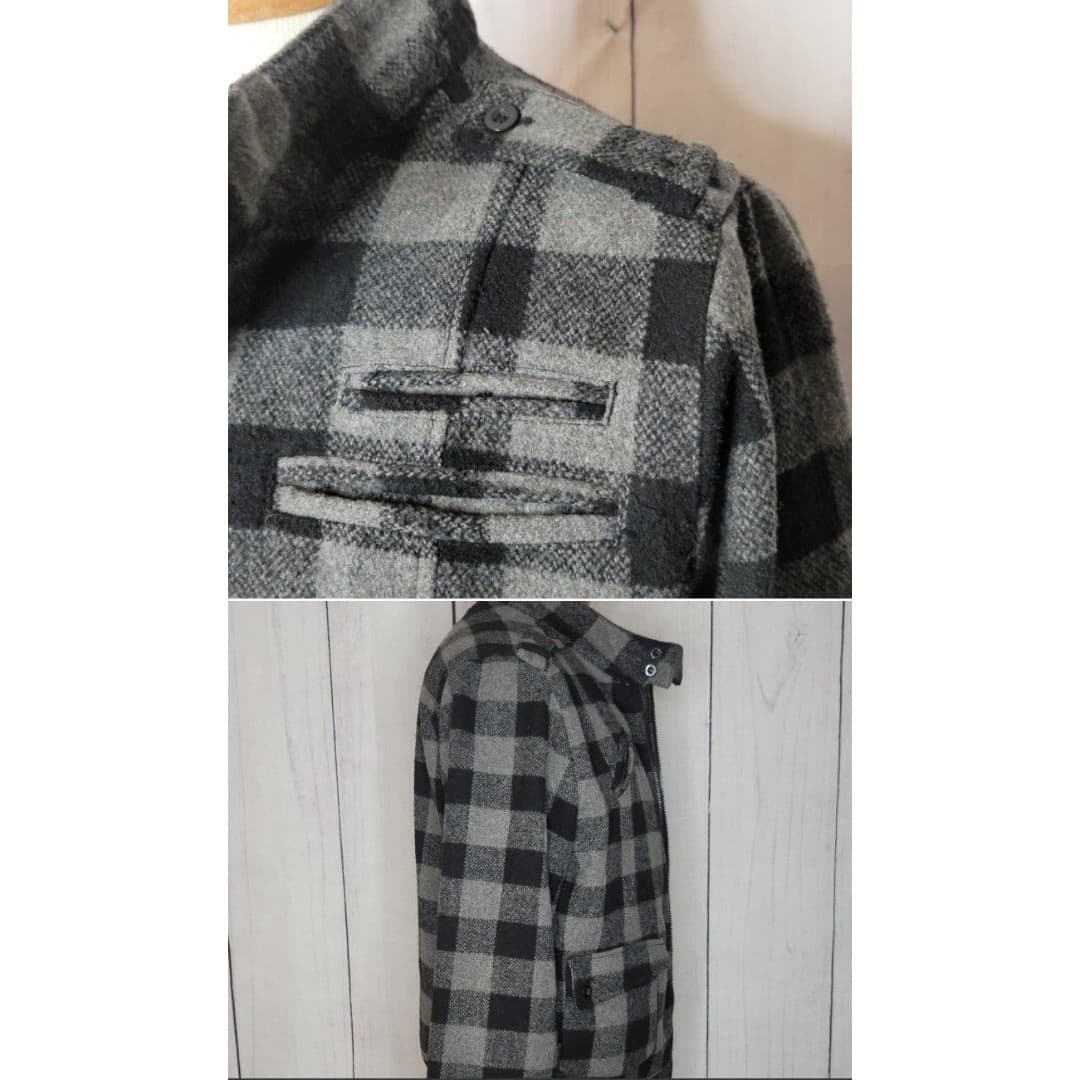 Buffalo Plaid Bommer Jacket - Grind - by CoffeeShop - Image 1