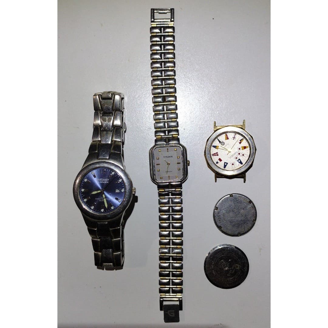 Gruen Watches- For Parts or Repair - Image 1