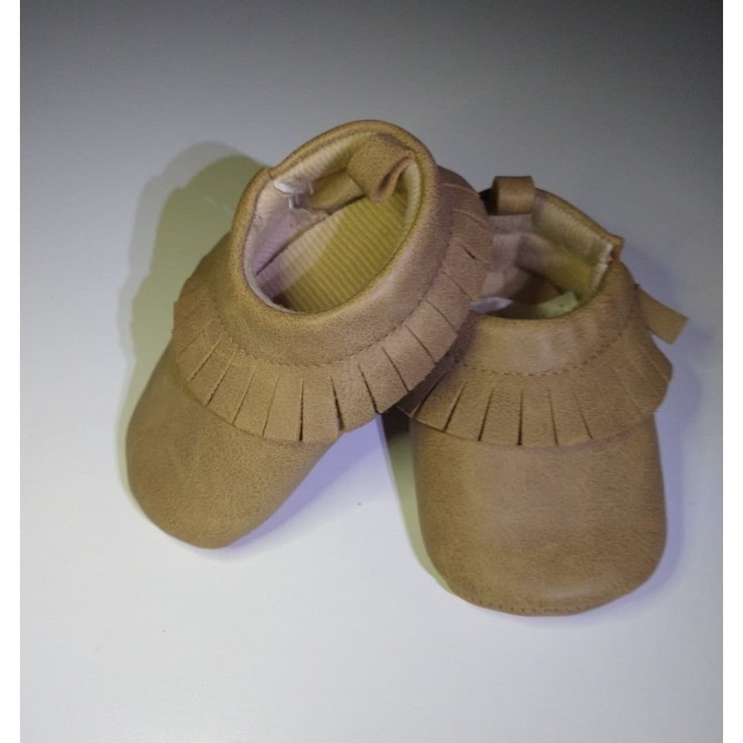 Carter's 3-6 mo. Moccasin Like Slides - Image 1