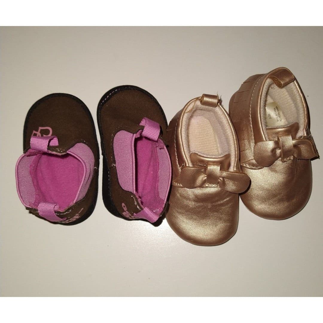 Baby Girl Shoe Bundle - Georgia Boots(0-6mo) & Target(0-3mo) - Thumbnail 7