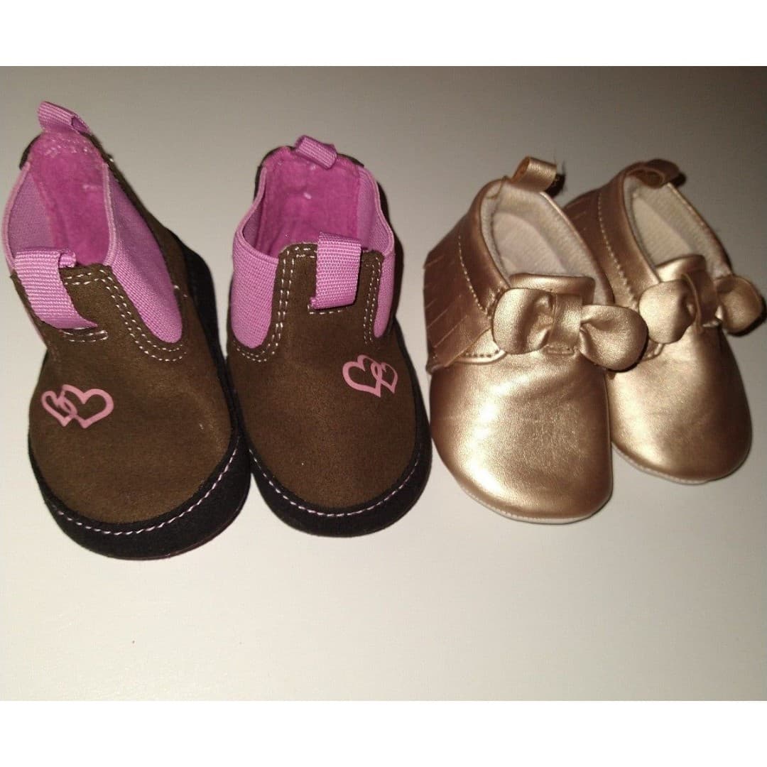 Baby Girl Shoe Bundle - Georgia Boots(0-6mo) & Target(0-3mo) - Thumbnail 5