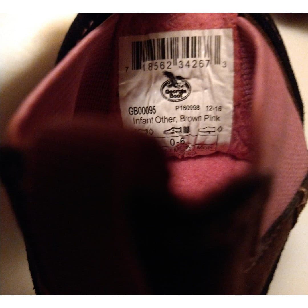 Baby Girl Shoe Bundle - Georgia Boots(0-6mo) & Target(0-3mo) - Thumbnail 3