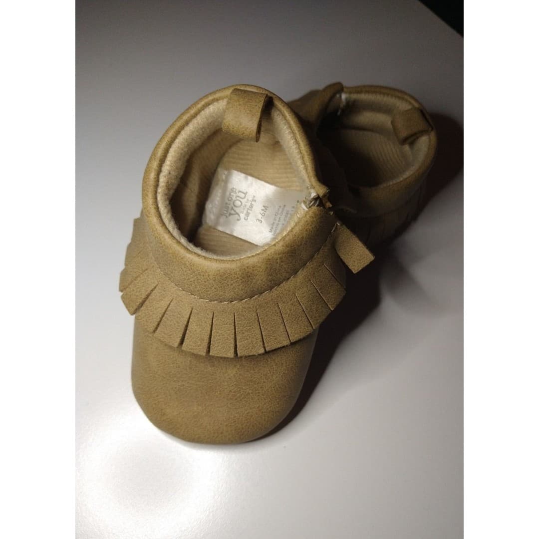 Carter's 3-6 mo. Moccasin Like Slides - Thumbnail 2