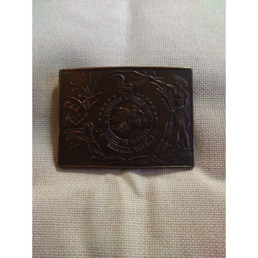 American Express and Co. Safety Dispatch Vintage Belt Buckle - Thumbnail 3