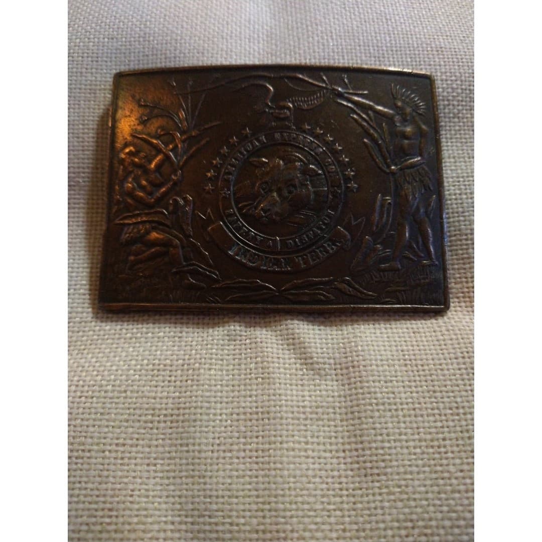 American Express and Co. Safety Dispatch Vintage Belt Buckle - Thumbnail 2