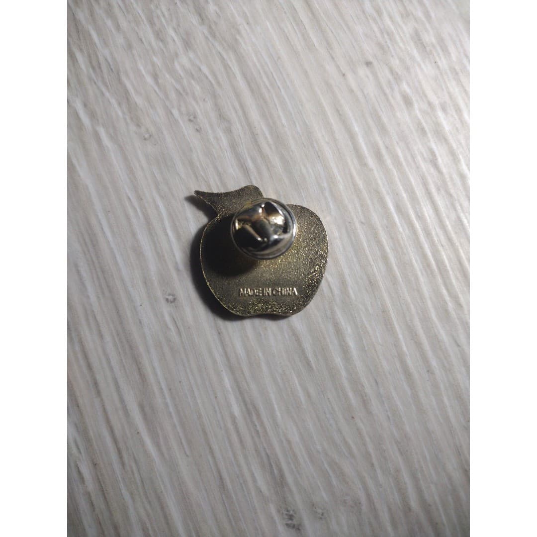 #1 Teacher Enamel Pin - Vintage Lapel Pin - Thumbnail 3