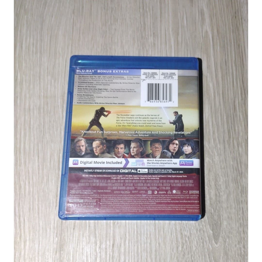 Star Wars - Episode VIII The Last Jedi - Blu-ray - 2017 - Thumbnail 3