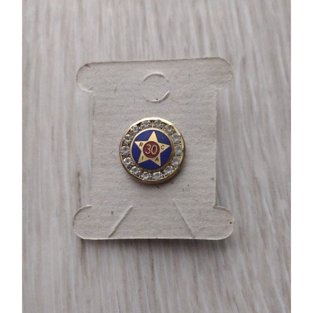 Vintage Retail Clerks International Association Union 30 Year Member Award Pin - Image 1