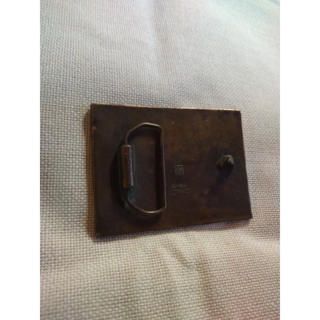 American Express and Co. Safety Dispatch Vintage Belt Buckle - Thumbnail 4