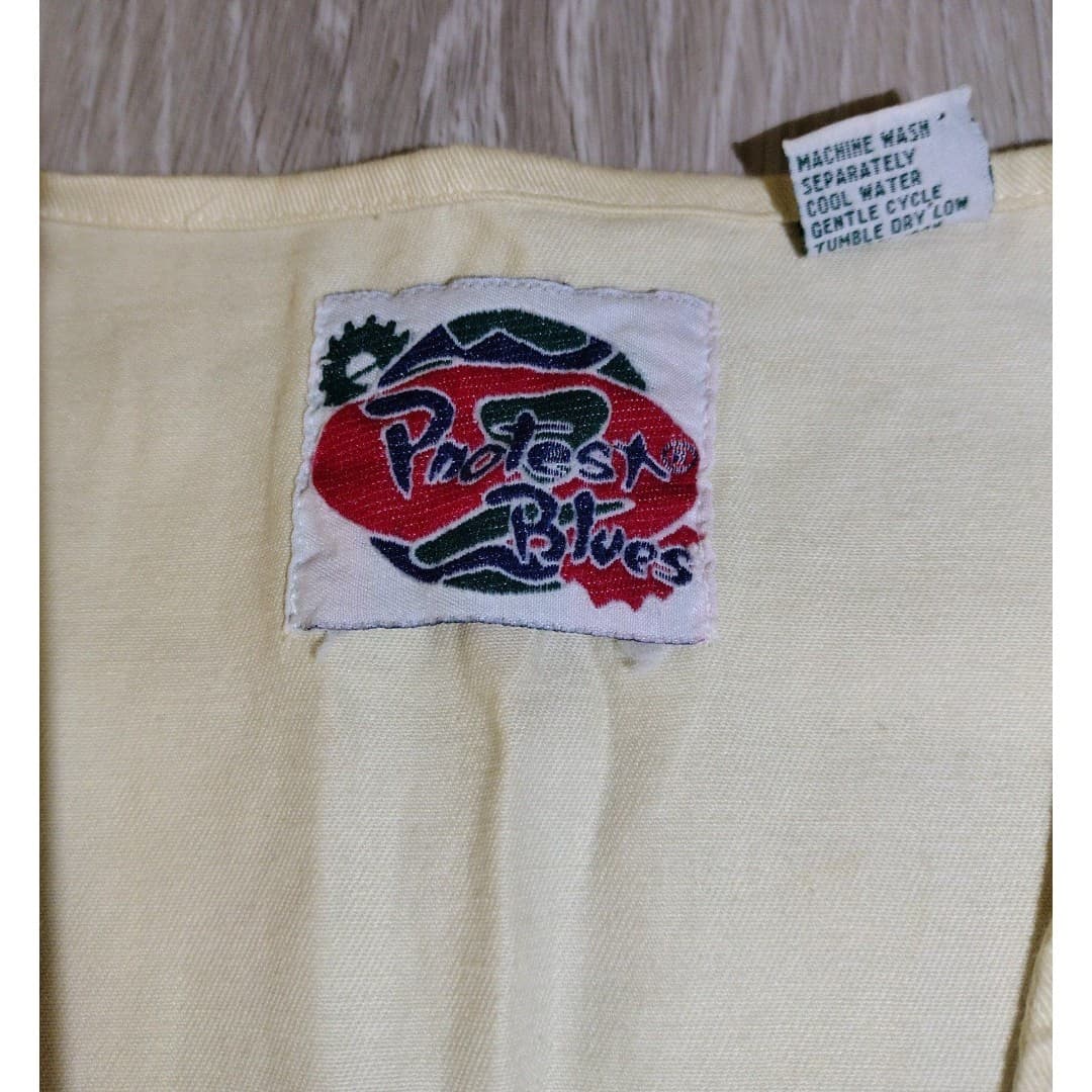 Vintage Tactical Vest in Beige - Protest Blues - Size XL - Thumbnail 2