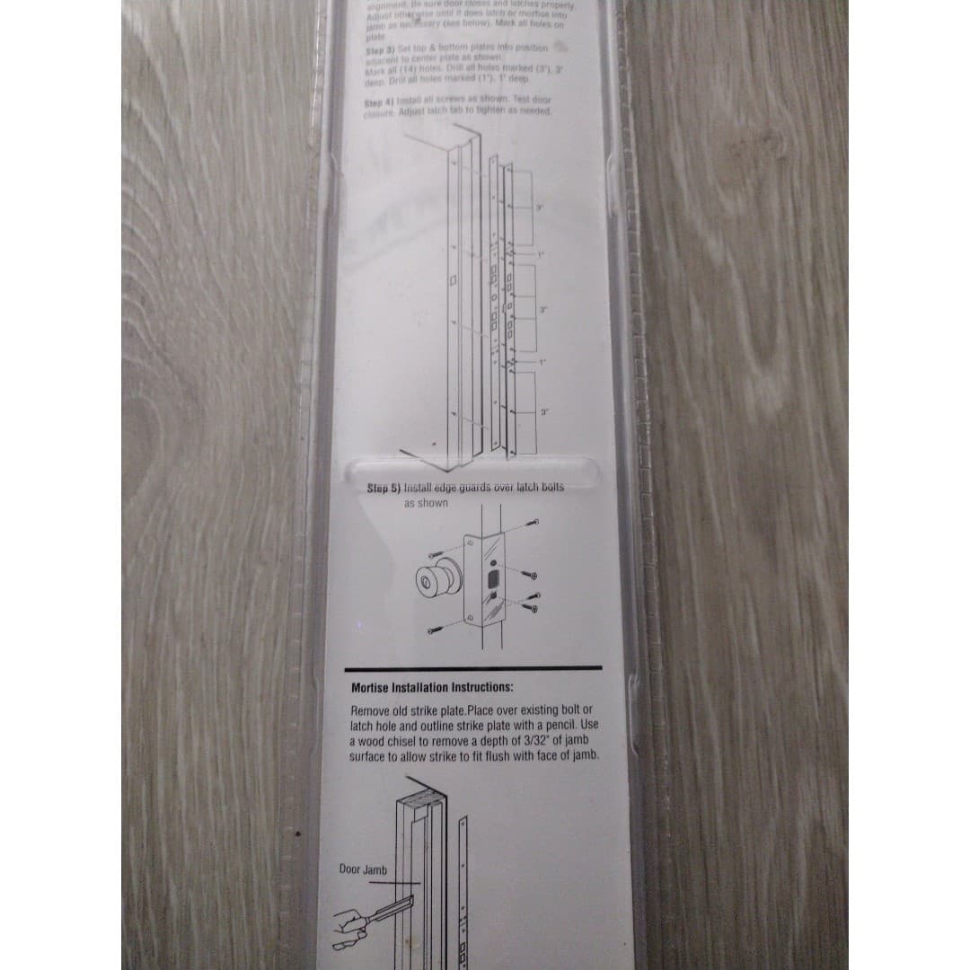Ultimate Door & Jamb-Repair Reinforcement Kit - Defender Security u-11026 - Thumbnail 6