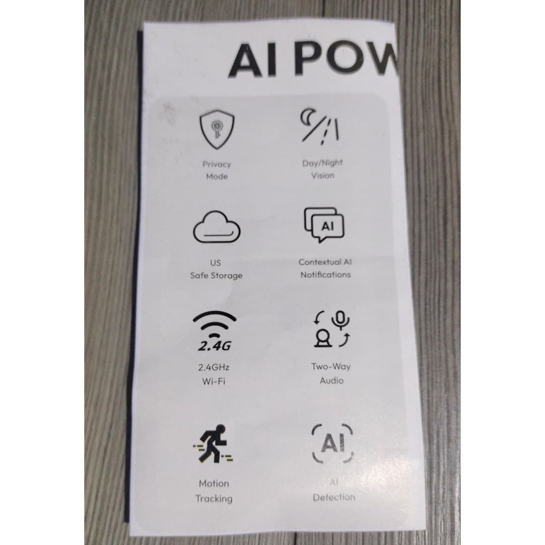 Wifi Security Camera - Ai Powered Security - Thumbnail 2