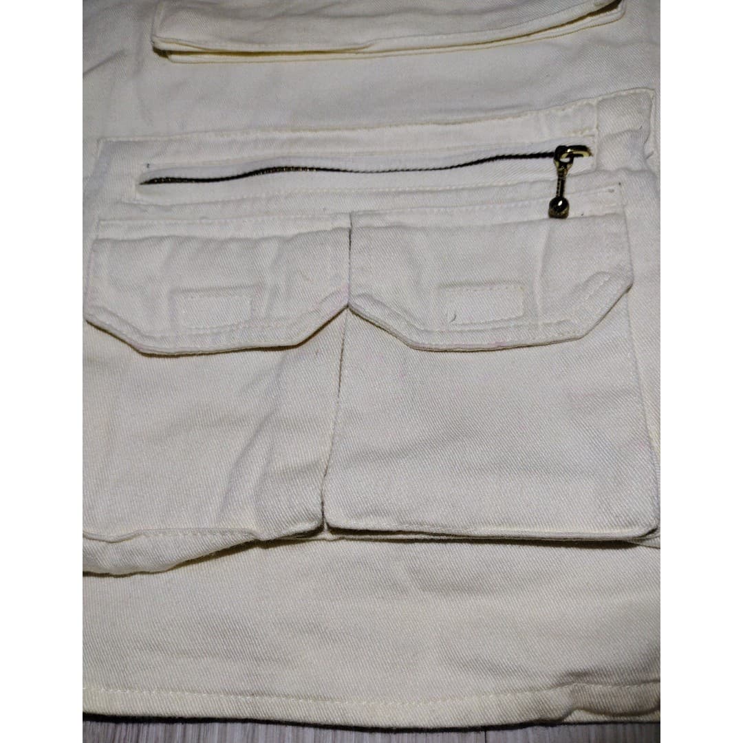 Vintage Tactical Vest in Beige - Protest Blues - Size XL - Thumbnail 4