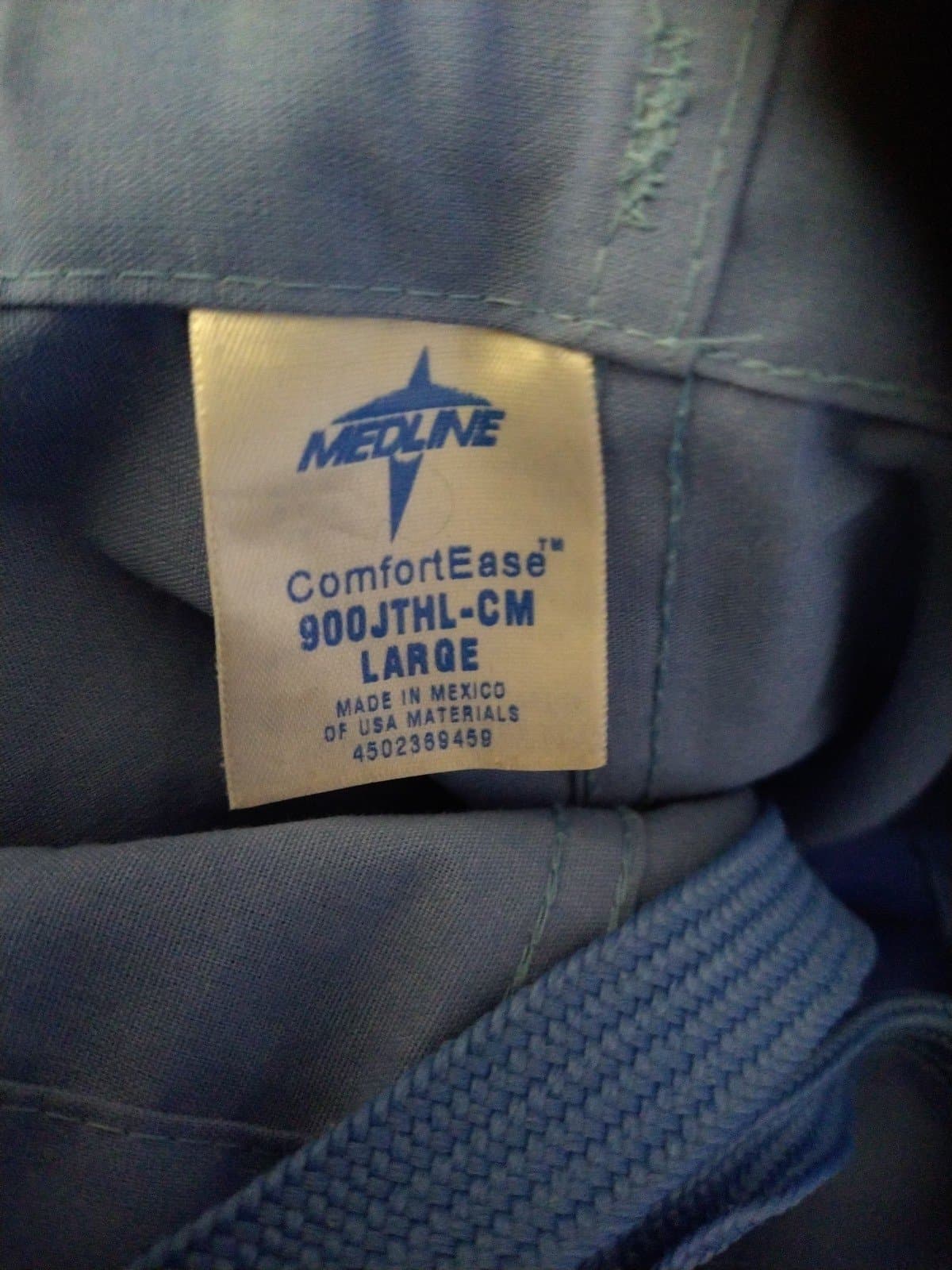 MEDLINE - COMFORT EASE - REVERSIBLE - UNISEX - LARGE - CIEL BLUE SCRUB PANTS - Thumbnail 4