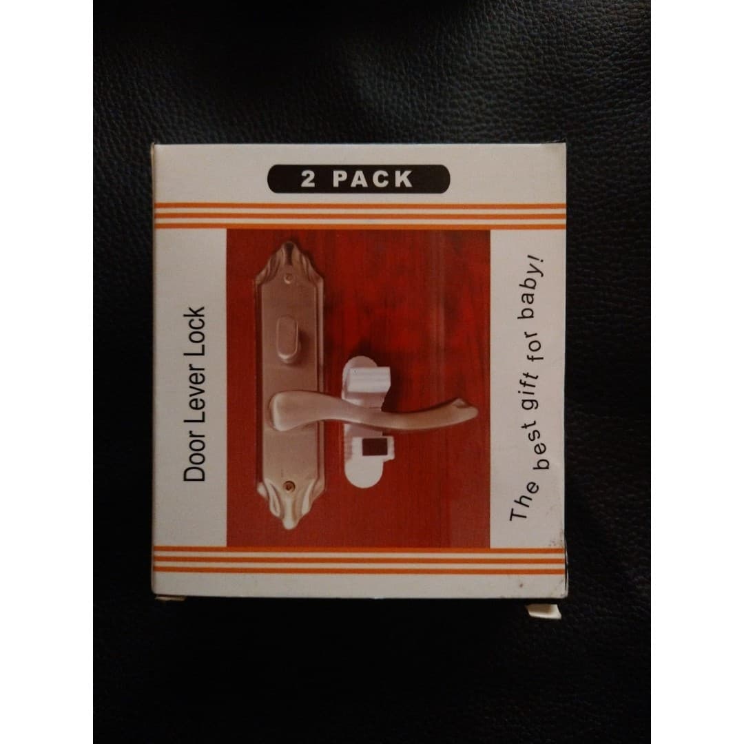 2 Pack Door Lever Lock-Child Proofing(nib) - Image 1