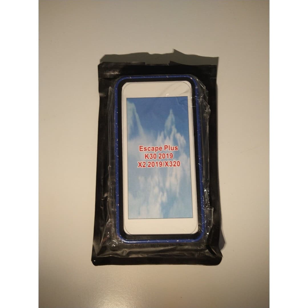 (new)LG Escape Plus Case - Navy Blue/Clear - Image 1