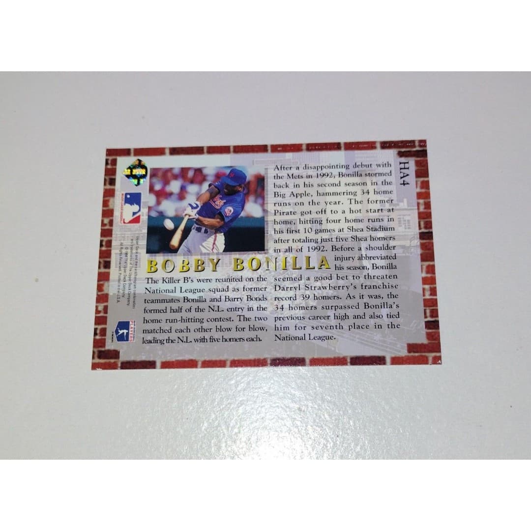 Albert Belle & Bobby Bonilla - 1994 Upper Deck - Home Run All Stars - - Thumbnail 6