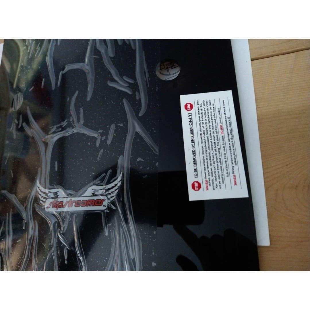 Tinted Thombstone style Motorcycle Windshield (NWT) - Thumbnail 6