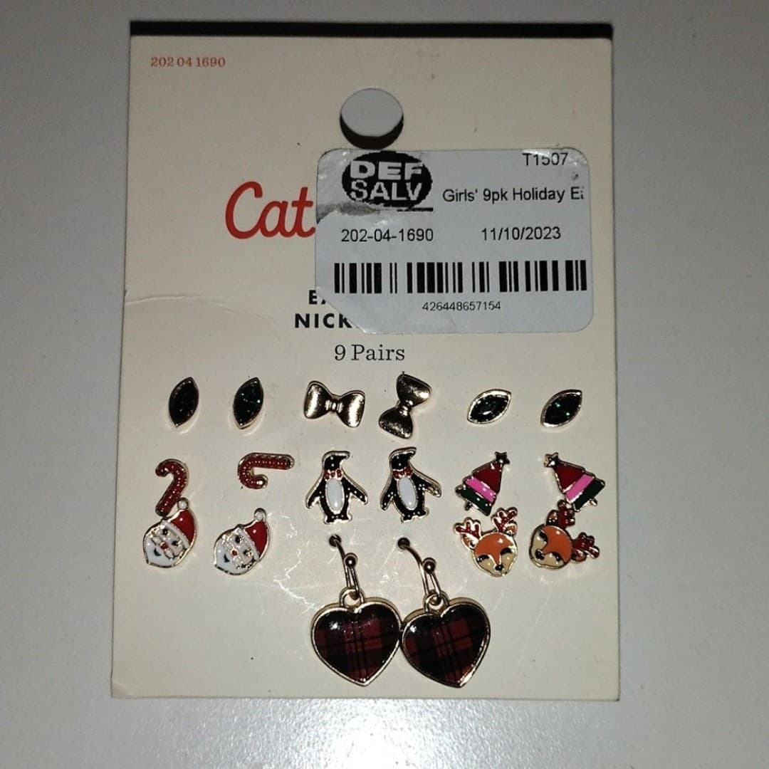 9pk Holiday Earrings - Thumbnail 2
