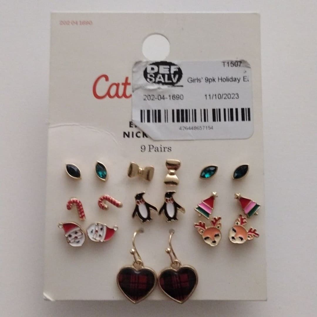 9pk Holiday Earrings - Thumbnail 4