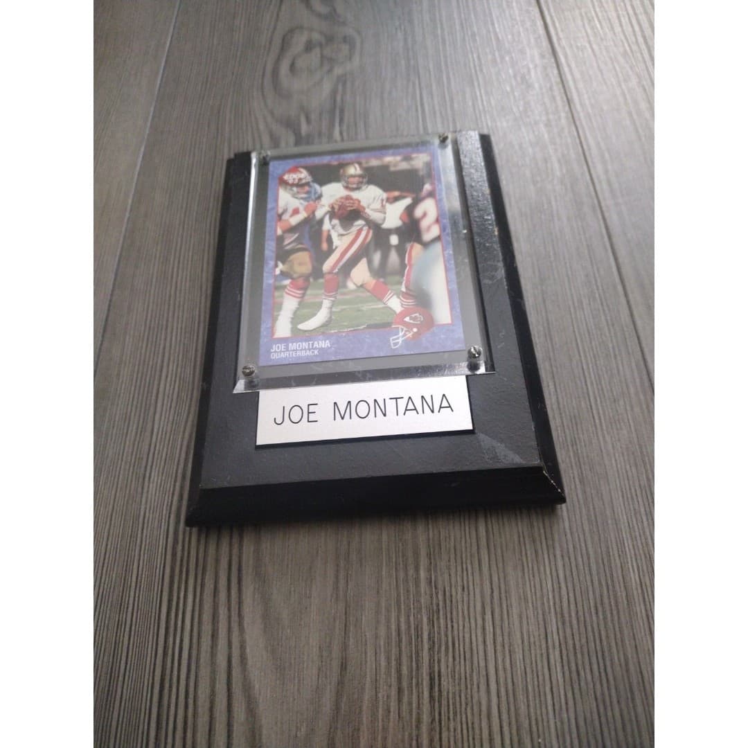 1993 Collector's Edge - Joe Montana - #109 - Framed Plaque - Thumbnail 4