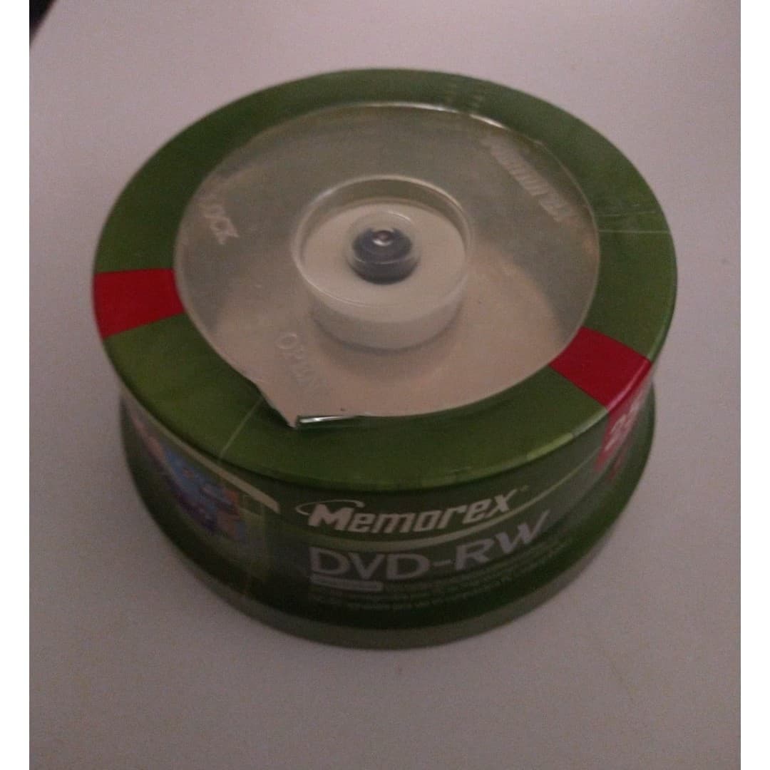25 Pk Memorex DVD-RW -new - Image 1