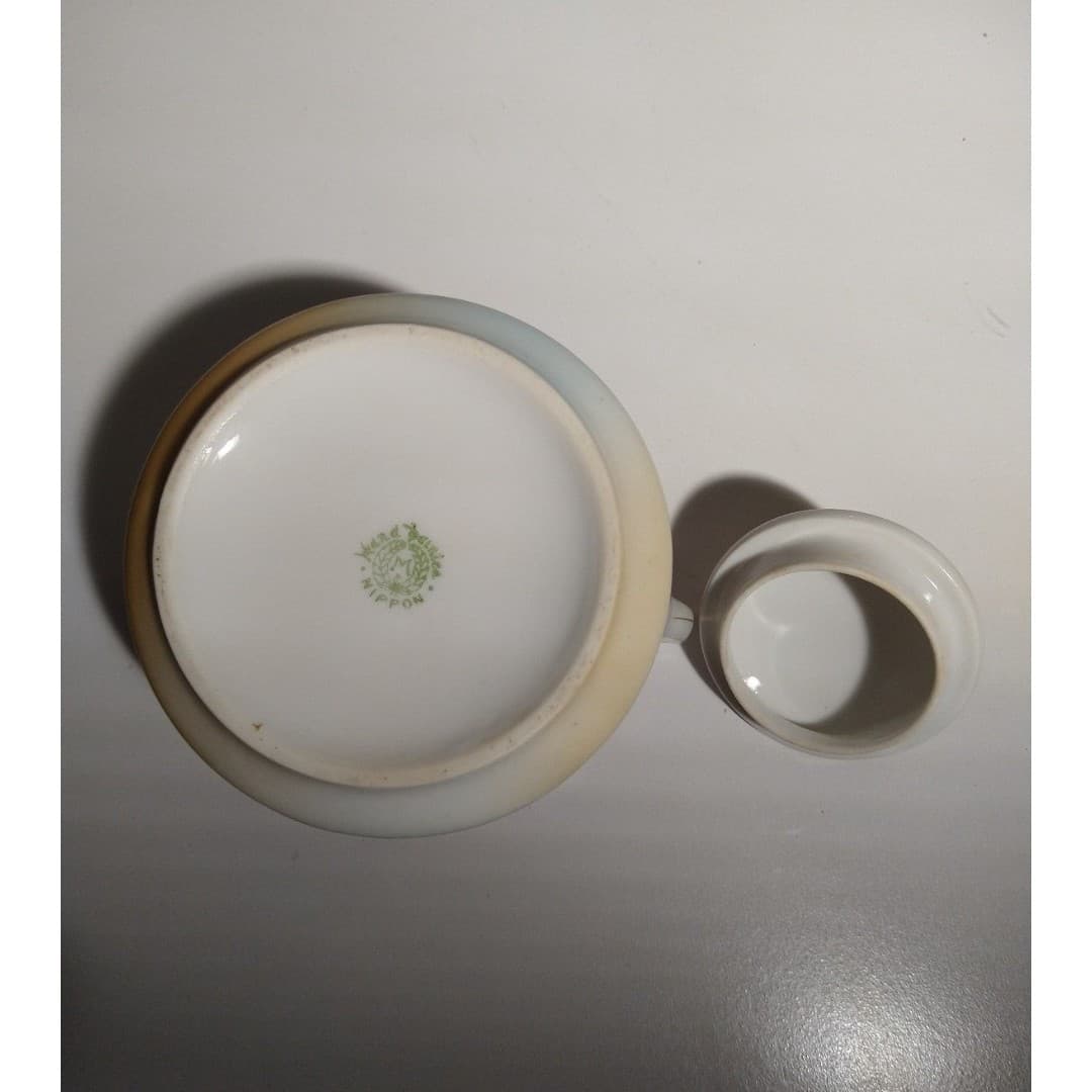 Vintage Hand painted Porcelain sugar dish - Thumbnail 6