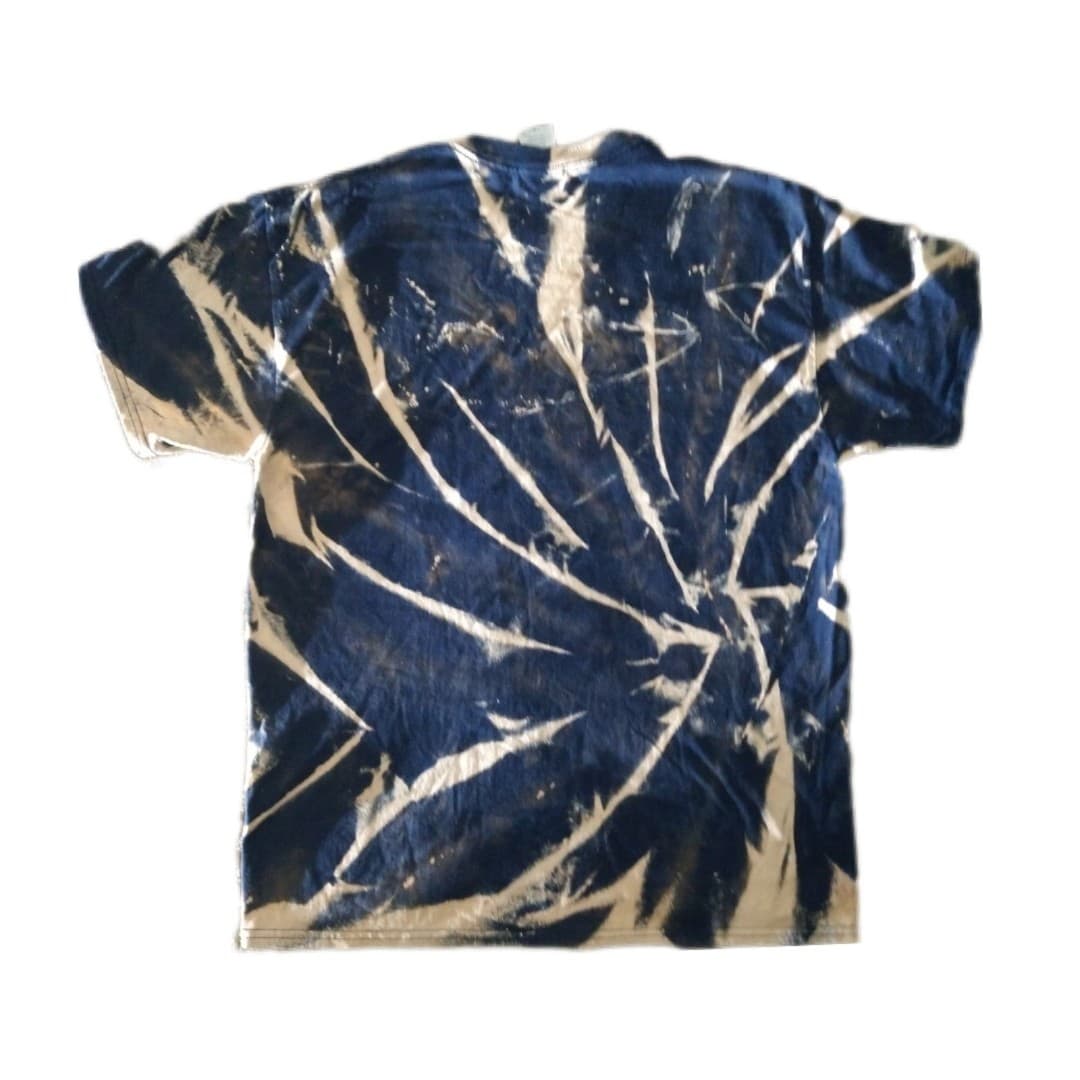 Reverse Tye Dye Short Sleeve Gildan T-Shirt - Unisex - Thumbnail 2