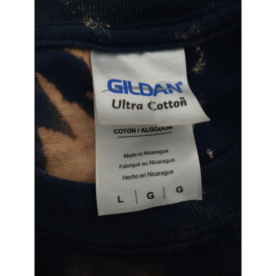 Reverse Tye Dye Short Sleeve Gildan T-Shirt - Unisex - Thumbnail 3