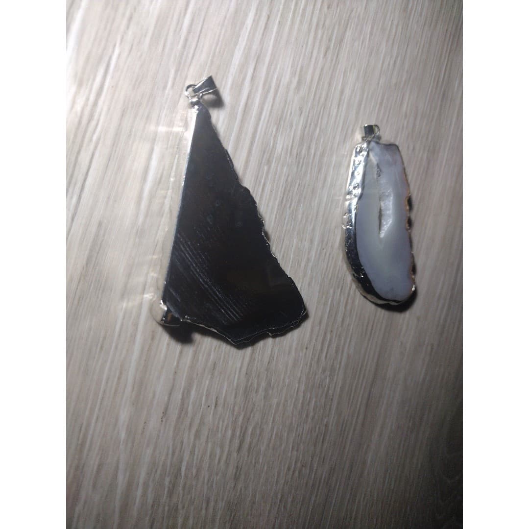 2 Semi Precious Stone Pendants - Thumbnail 4