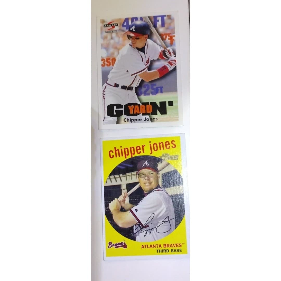 Chipper Jones-2 Card Bundle - Image 1