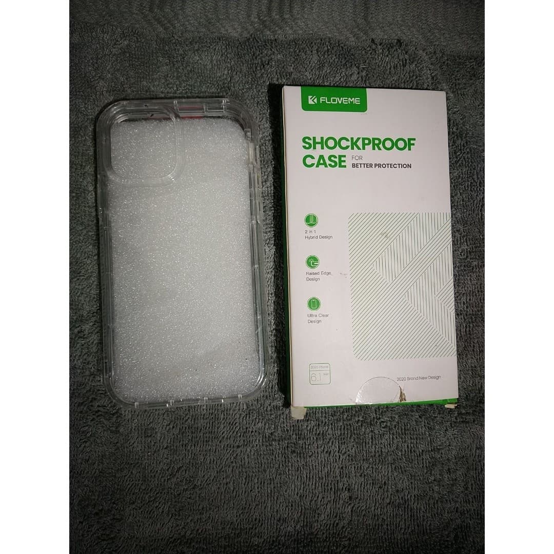 IPHONE 12 SHOCKPROOF BUMPER CASE/COVER-NEW - Image 1