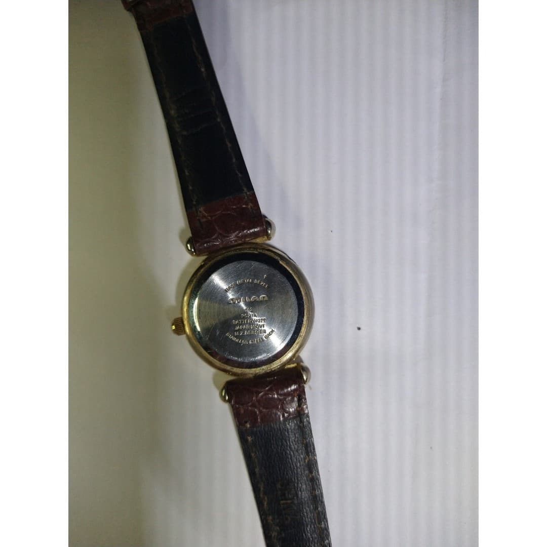 milano gold tone watch for women - Thumbnail 3