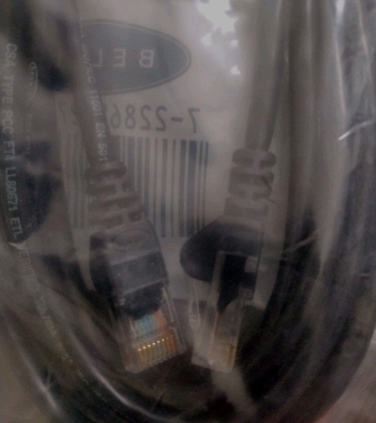 6 NEW -Belkin A3L850-10-BLK-S Snagless FastCat 5e Patch Cable -10ft (NOS) - Thumbnail 6