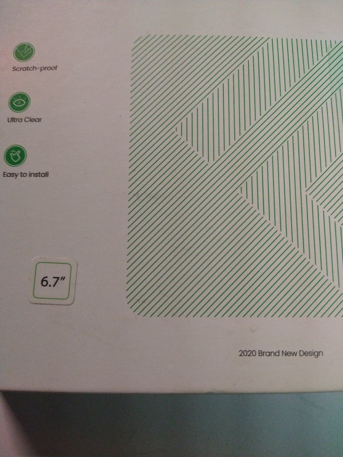 3 PACK SCREEN PROTECTOR w installation frame(6.7") - Thumbnail 4