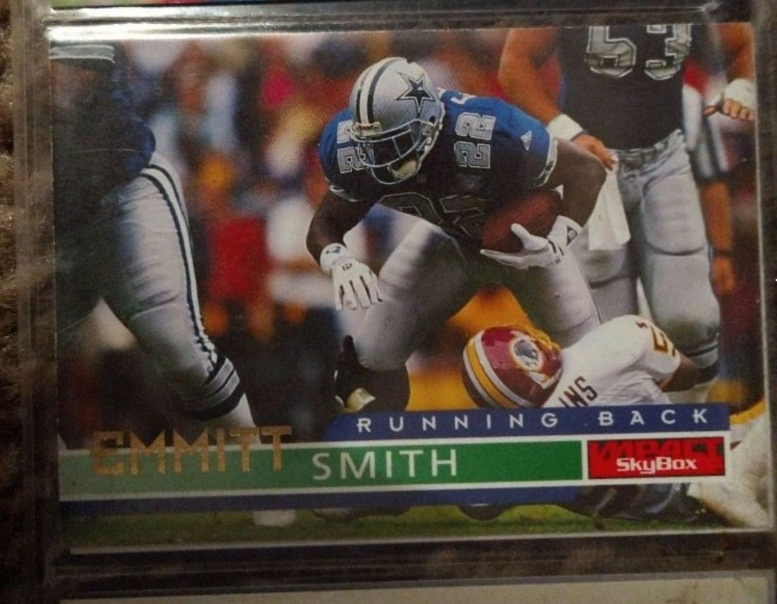 1995 Skybox Impact #41 Emmitt Smith - Image 1