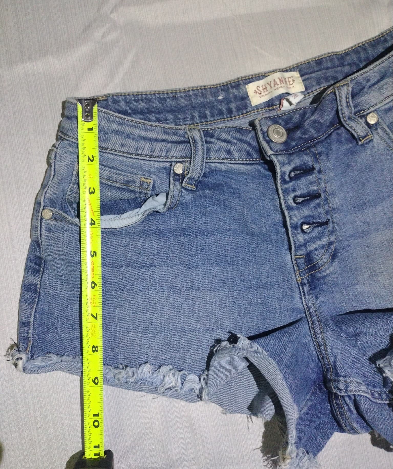Shyanne Women's Blue Denim Jean Cut Off Shorts - Size 28 **Read Description** - Thumbnail 7