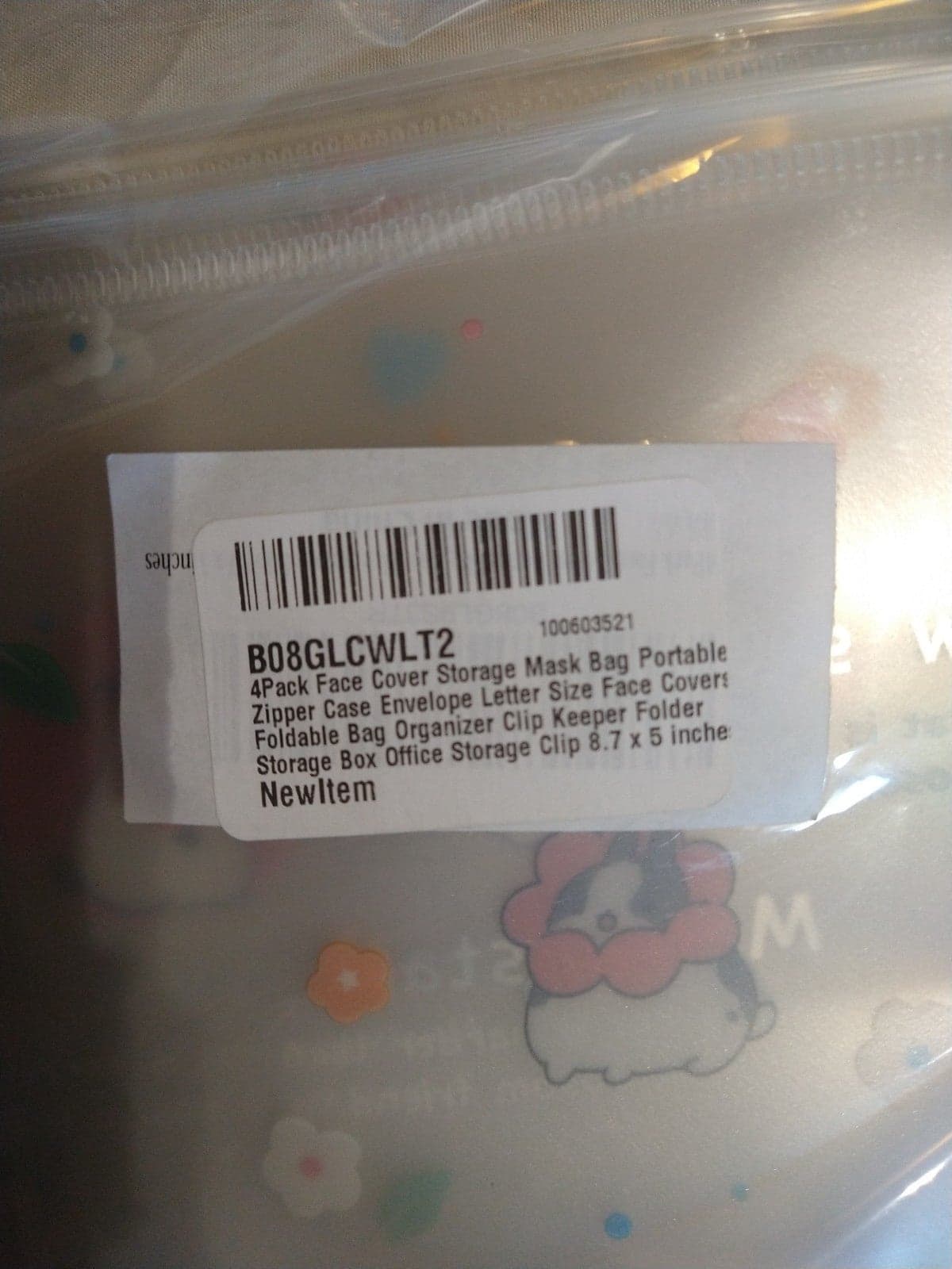 Children's Facemask Bundle w/4 Storage pouches - Thumbnail 3