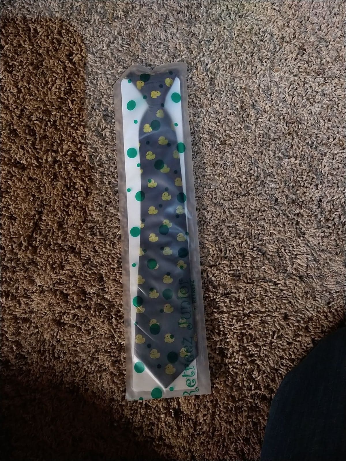 Pre-Tied Boys Tie (4-7 yrs) Navy Blue - Image 1