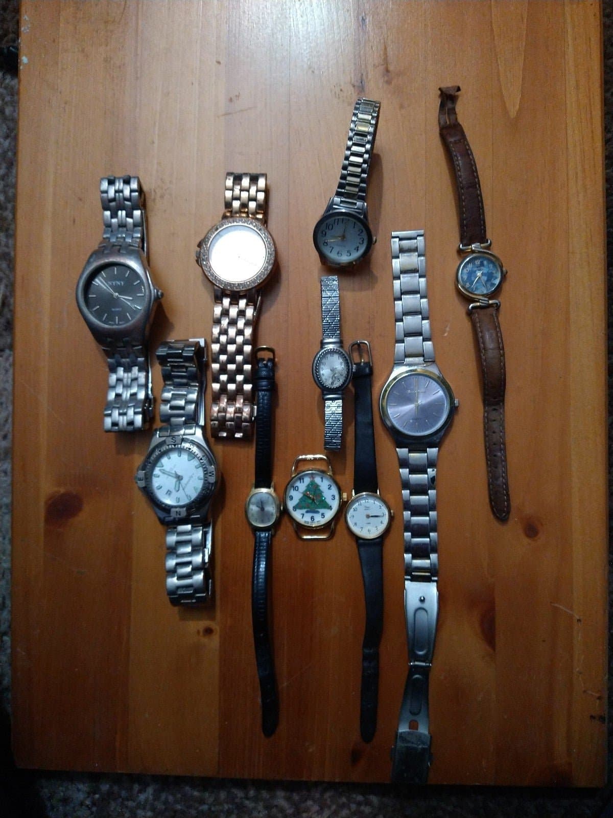 Watches & Parts Bundle(10) - For Parts or Repair