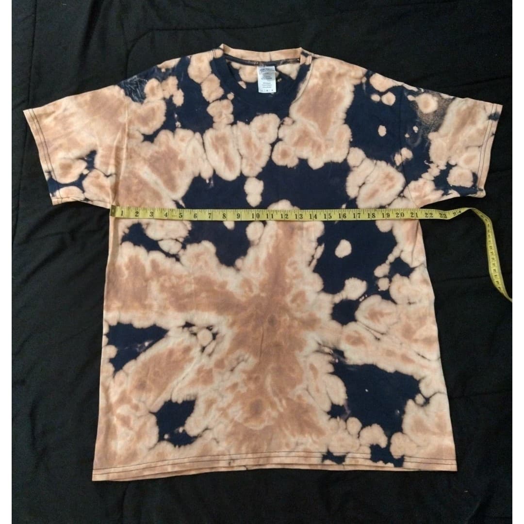 Gildan Reversed Tye Tied One of A kind Custom Tshirt - Unisex - Thumbnail 3