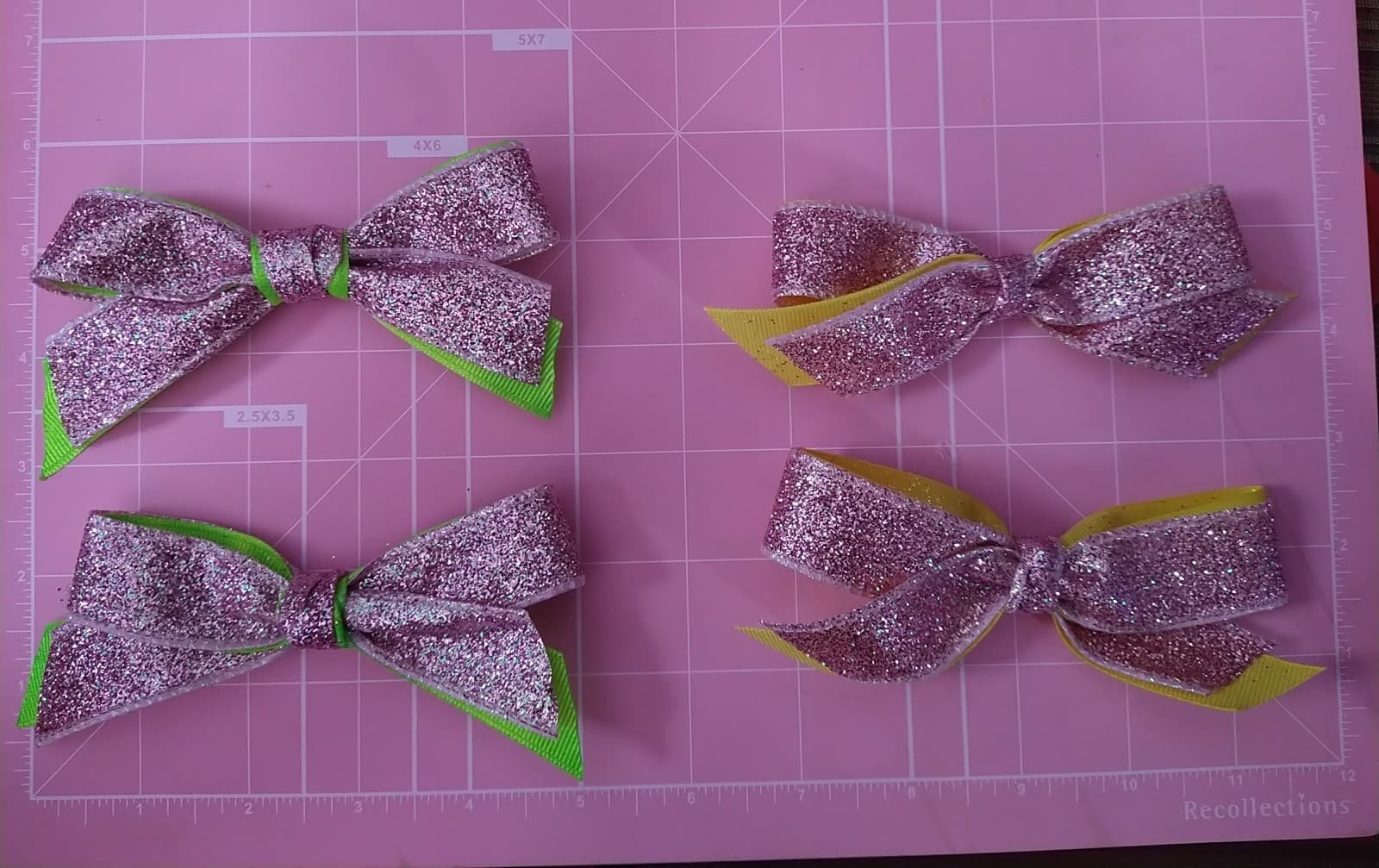 Glitter Bows-(hair,presents,decor)