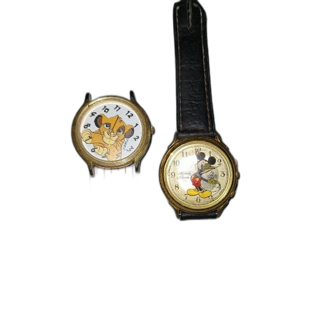 2 Disney Watches - For Parts or Repair