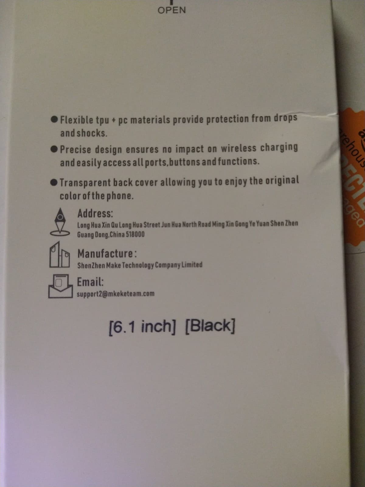 SHOCKPROOF PHONE CASE(6.1" BLACK) - Thumbnail 2