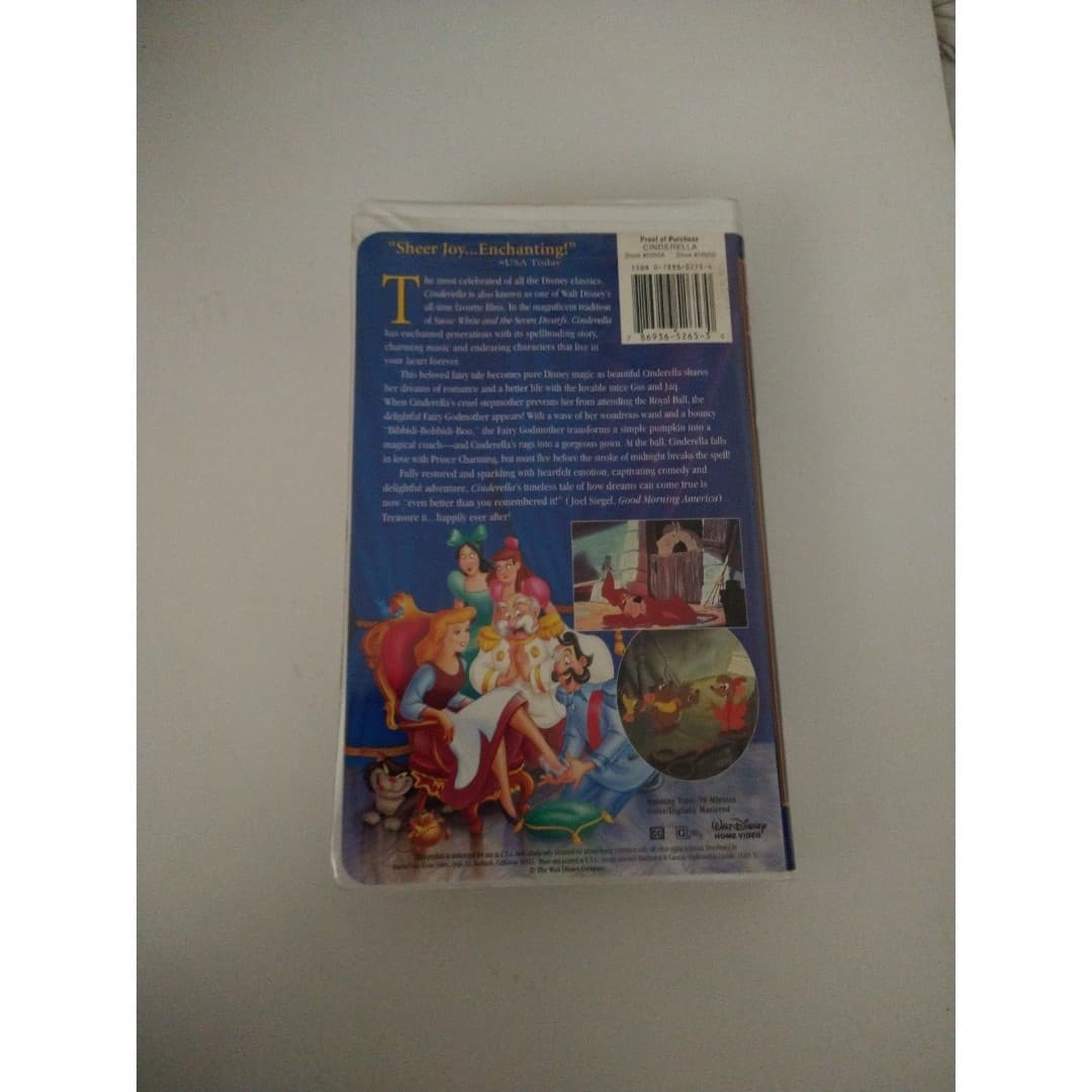 Walt Disney's Masterpiece - Cinderella - VHS - Thumbnail 3