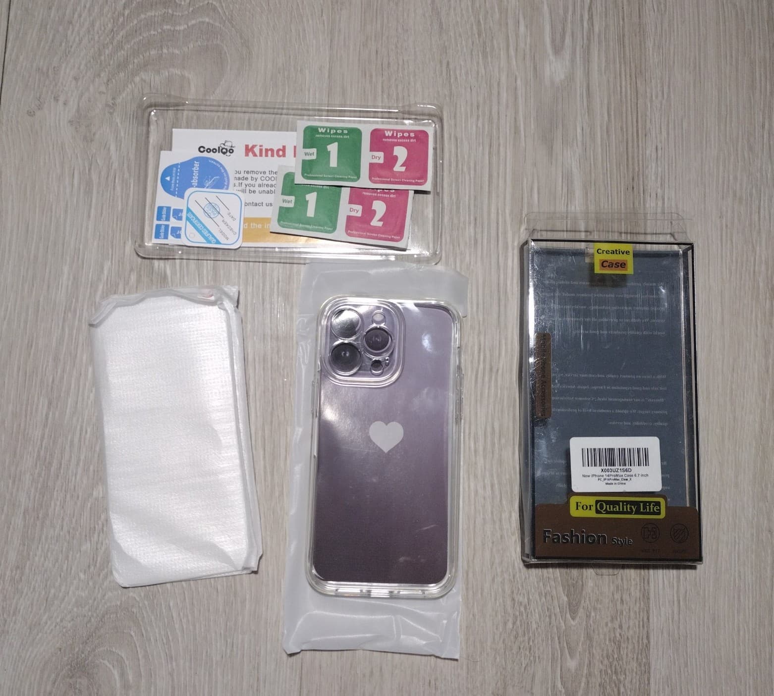 New iPhone 14 Pro Max Case - 6.7 inch - Clear - Thumbnail 5